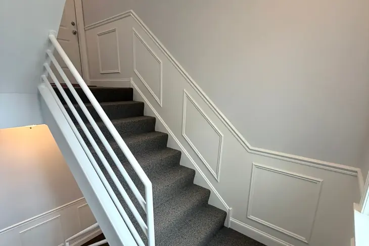 Condo stairwell repaint, North Park Avenue