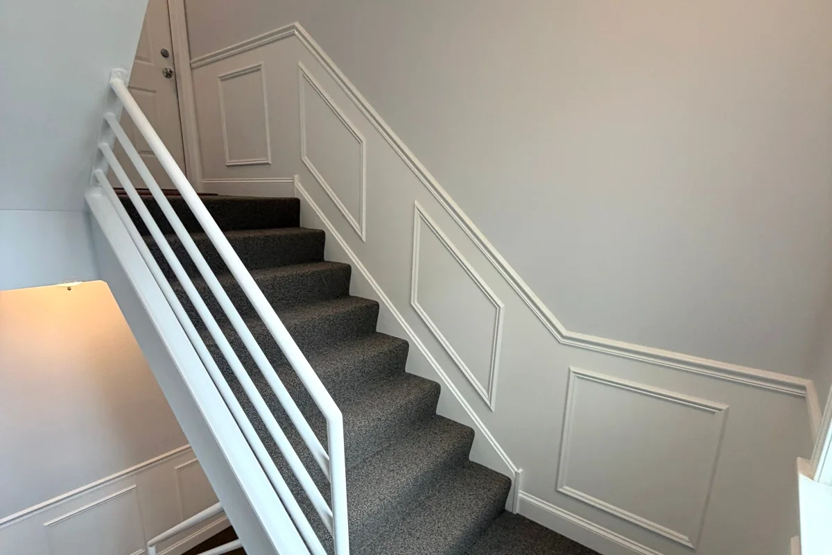 Condo stairwell repaint, North Park Avenue