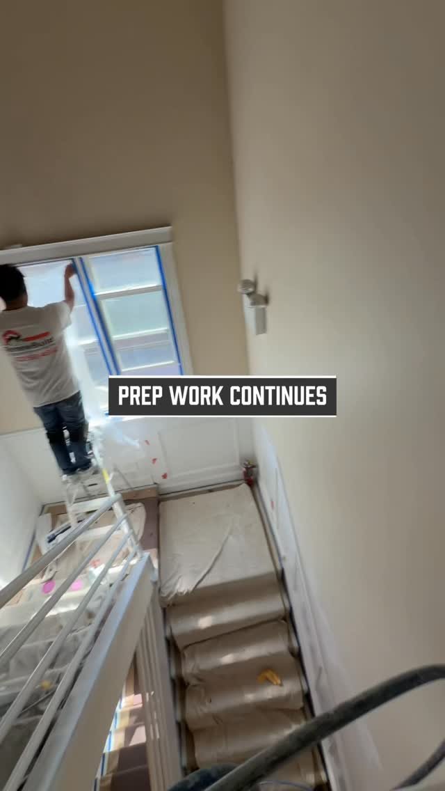 Prep work painting